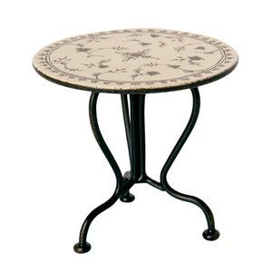 Maileg Vintage Tea Table, Micro - Anthracite